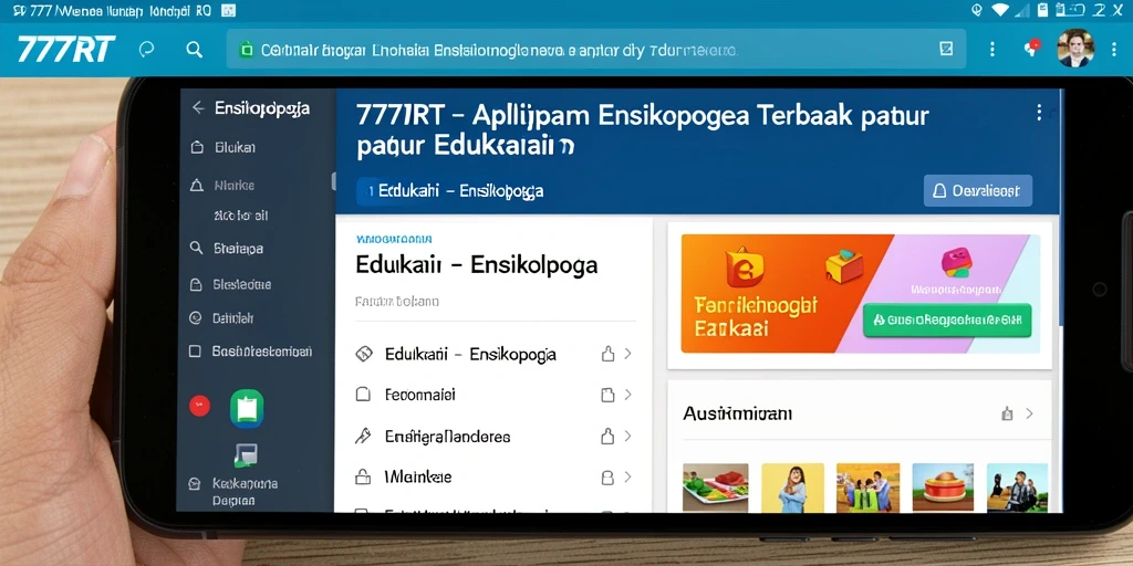Antarmuka aplikasi 777RT yang informatif dan menarik