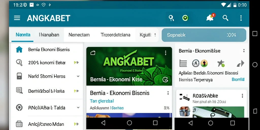Antarmuka aplikasi ANGKABET yang informatif dan menarik.