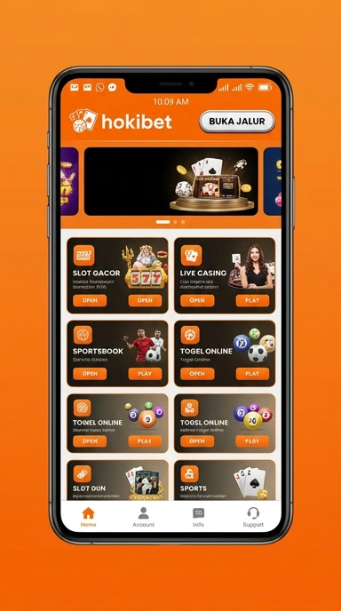 Tampilan link alternatif hokibet